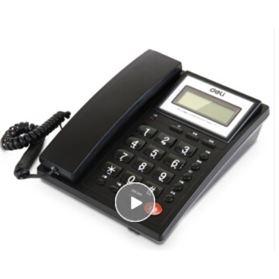 电话/电话线/电话水晶头 万博体育max官网手机版（deli）786 来电显示办公电话机/固定电话/座机液晶显示屏 
